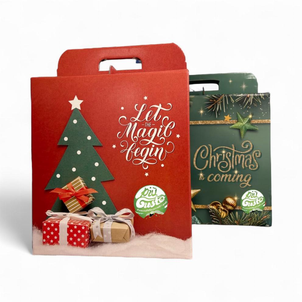 BOX Più Gusto senza glutine "Natale 2025" con 7 pezzi all'interno}